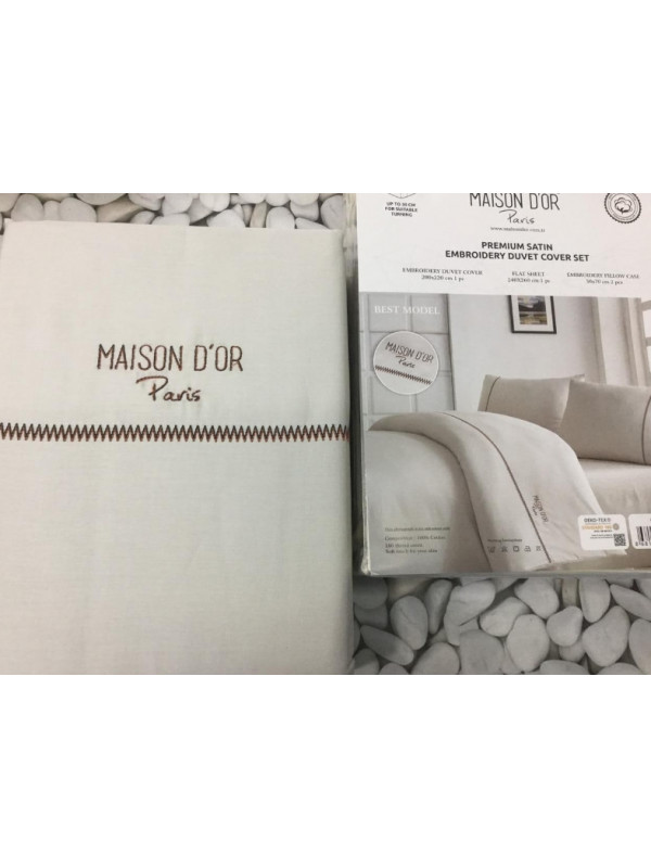 Постельное белье Maison D'or Spring grey ранфорс евро
