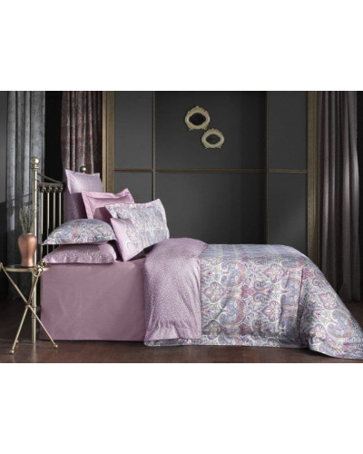 Постільна білизна Sarev Isfahan v2 pembe сатин делюкс 300ТС євро