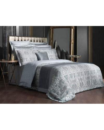 Постельное белье Sarev Isfahan v1 gri сатин делюкс 300ТС евро