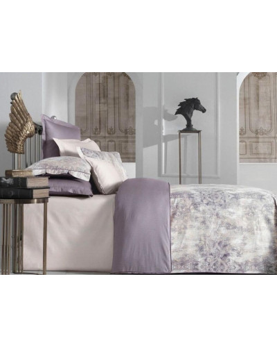 Постільна білизна Sarev Tripoli v1 bej сатин Делюкс 300ТС євро