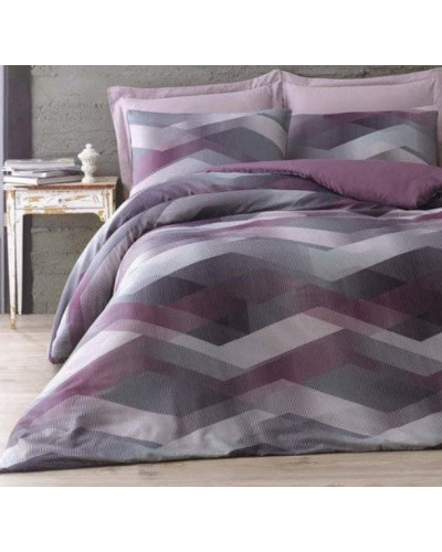 Постельное белье Issimo Home Helix lila сатин digital евро