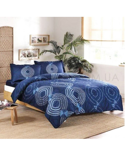 Постельное белье Tac сатин Paloma lacivert евро