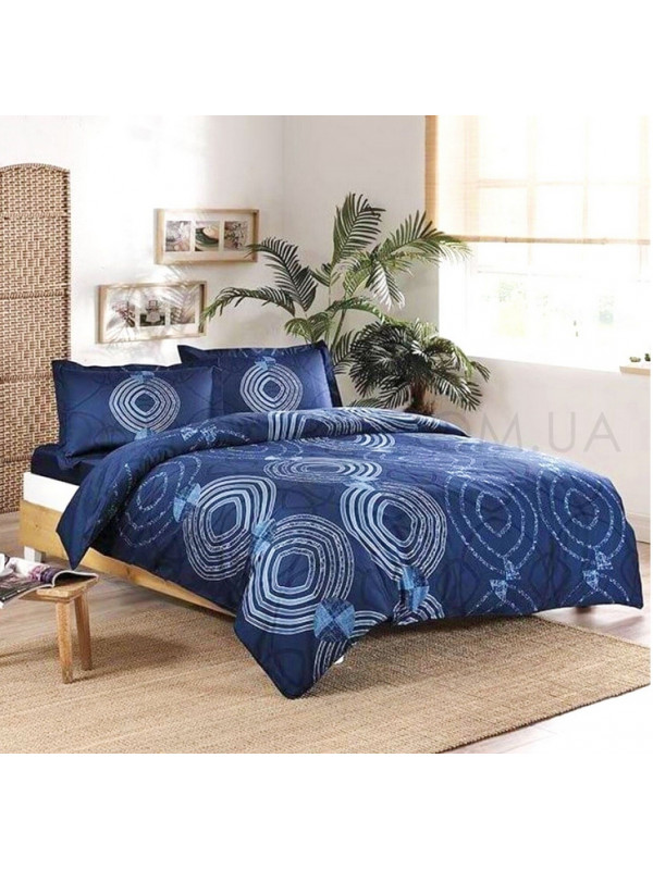 Постельное белье Tac сатин Paloma lacivert евро