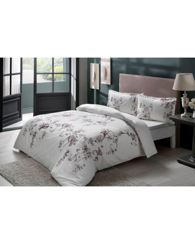 Постельное белье Tac Liara gri сатин евро