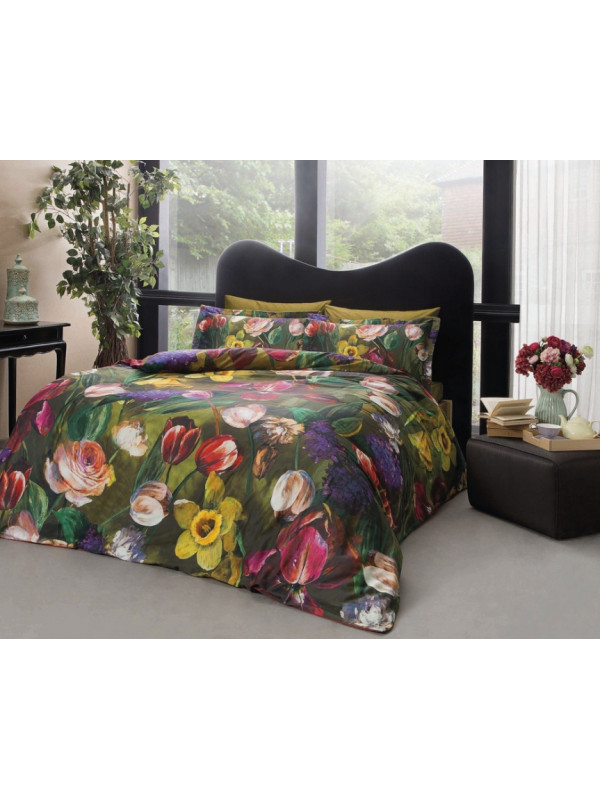 Постельное белье Tac сатин digital (100%хлопок)  Seraphina  Цвета: разноцветный