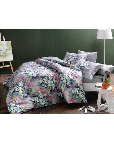 Постільна білизна Tac сатин digital delft lila євро