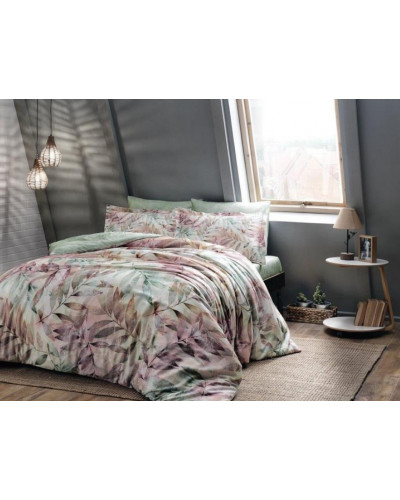 Постельное белье Tac сатин digital (100%хлопок) Biella  Цвета: зеленый