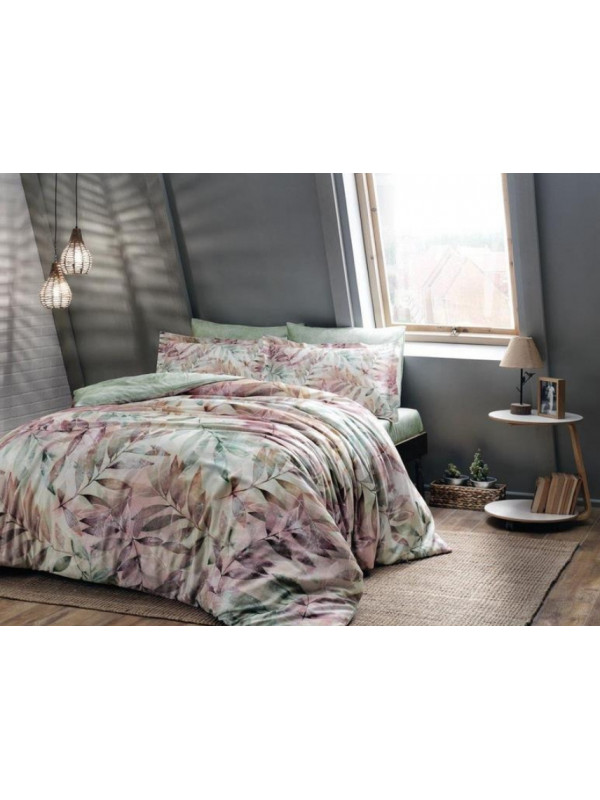 Постельное белье Tac сатин digital (100%хлопок) Biella  Цвета: зеленый