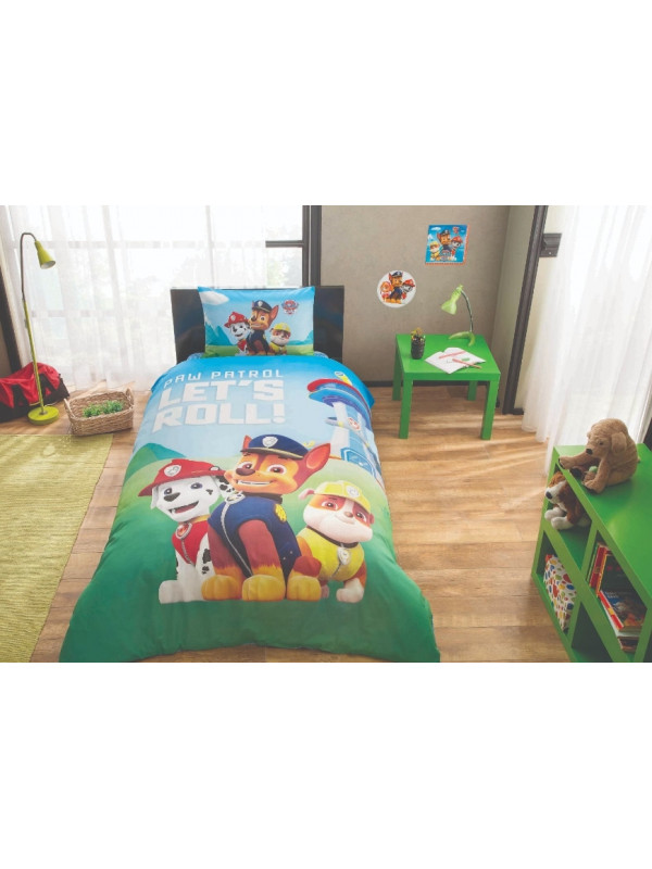 Подростковое постельное белье Tac Disney Paw Patrol ранфорс полуторное