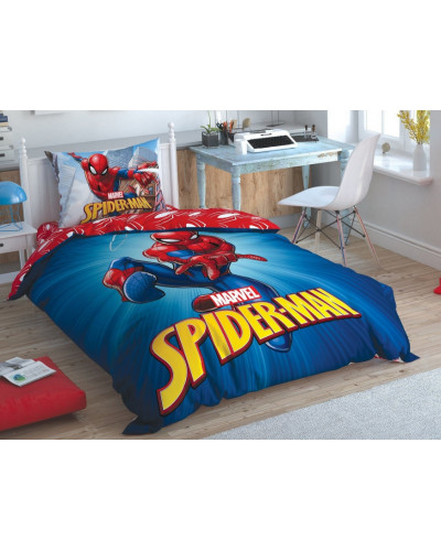 Подростковое постельное белье Tac Disney Spiderman Time to Move ранфорс полуторное