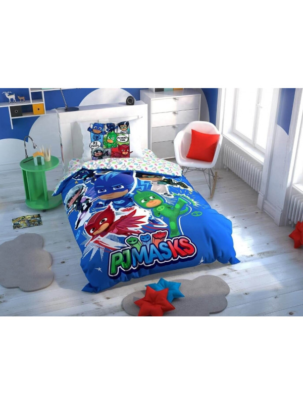 Подростковое постельное белье Tac Disney PJ Masks Hero ранфорс полуторное