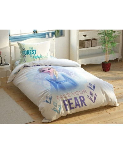 Подростковое постельное белье Tac Disney Frozen 2 double sided ранфорс полуторное
