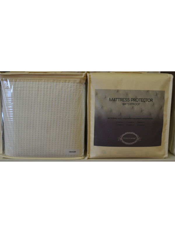 Наматрасник Tivolyo Home Alez хлопок непромокаемый 180x200