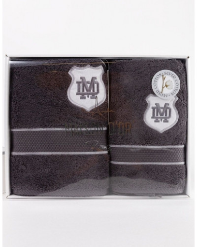 Полотенца Maison D'or Alain antracit 30x50; 50x100; 70x140