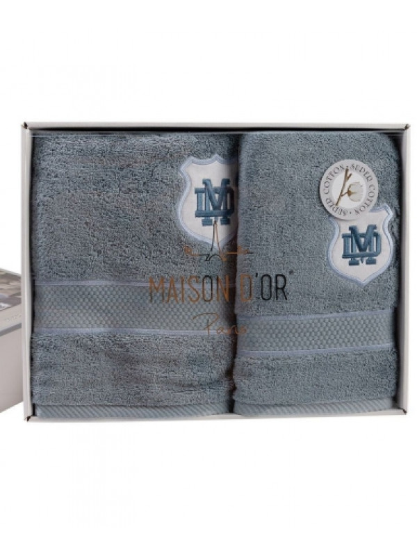 Набор полотенец Maison D'or Alain blue 30x50; 50x100; 70x140