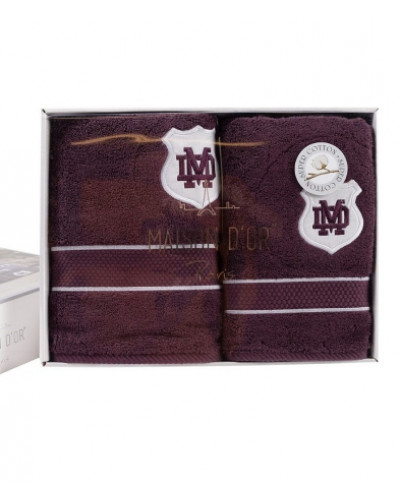Полотенца Maison D'or Alain purple 30x50; 50x100; 70x140