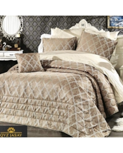 Покривало Grazie Home Gizem bej жаккард 260x270