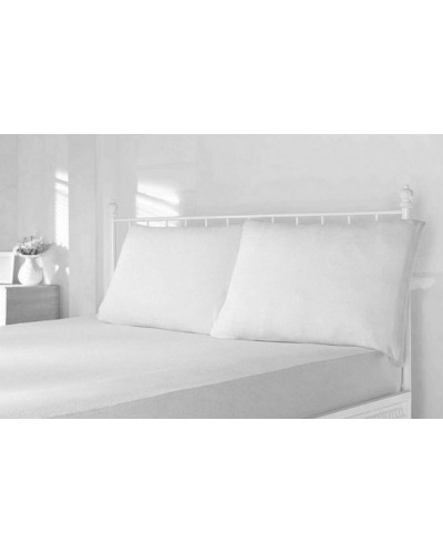 Простынь Tivolyo Home ecru трикотажная на резинке наволочки 2-50x70