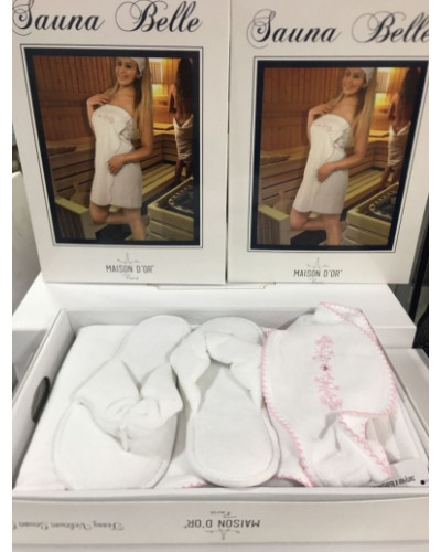 Женский набор для сауны Maison D'or Sauna Belle white