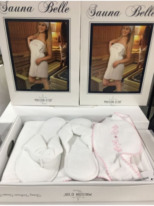 Женский набор для сауны Maison D'or Sauna Belle white