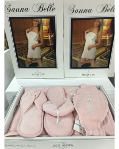 Женский набор для сауны Maison D'or Sauna Belle pudra