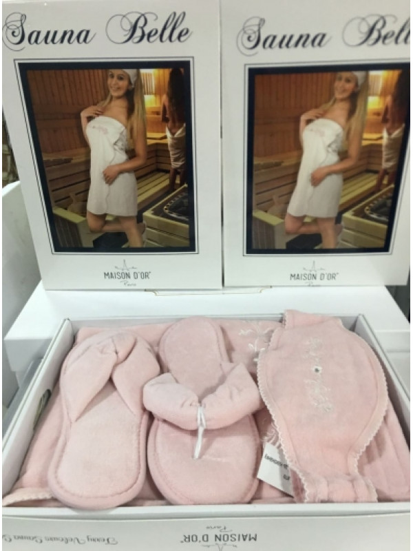 Женский набор для сауны Maison D'or Sauna Belle pudra