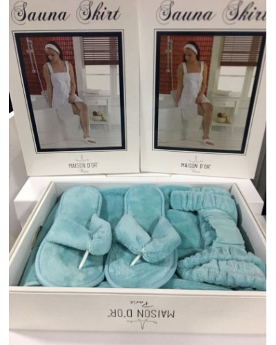 Женский набор для сауны Maison D'or Sauna Skirt su yesil