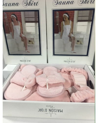 Женский набор для сауны Maison D'or Sauna Skirt pudra