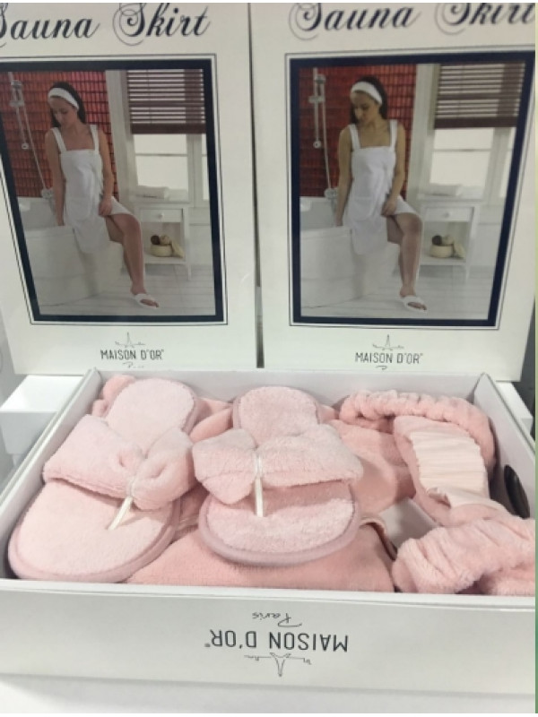 Женский набор для сауны Maison D'or Sauna Skirt pudra