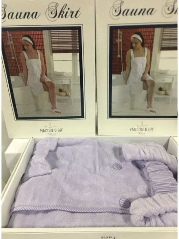 Женский набор для сауны Maison D'or Sauna Skirt lila