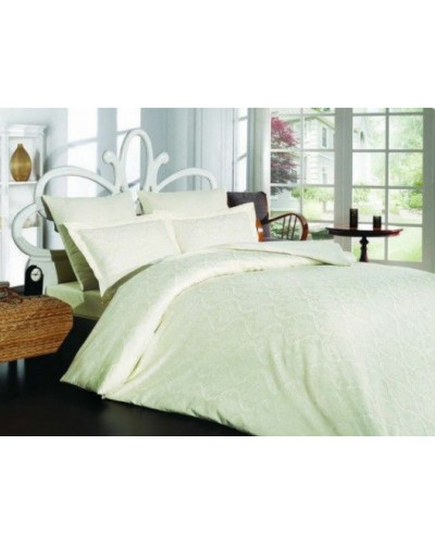 Постельное белье Prima casa Damask krem жаккард  евро