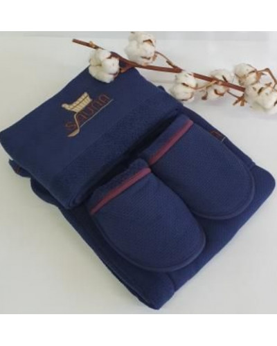 Мужской набор для сауны Maison D'or Sauna Dufour navy