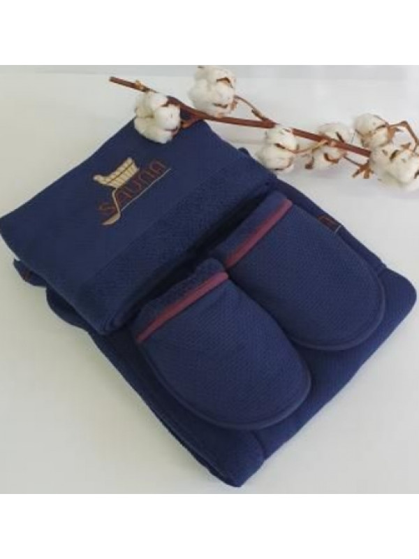 Мужской набор для сауны Maison D'or Sauna Dufour navy Мужской набор для сауны Maison D'or Sauna Dufour navy