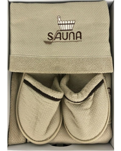 Мужской набор для сауны Maison D'or Sauna Dufour beige