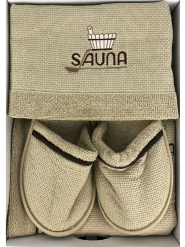 Мужской набор для сауны Maison D'or Sauna Dufour beige