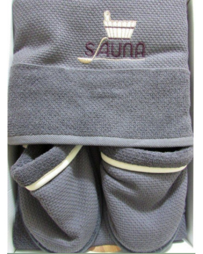 Мужской набор для сауны Maison D'or Sauna Dufour grey