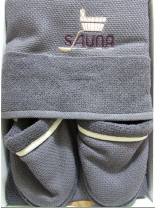 Мужской набор для сауны Maison D'or Sauna Dufour grey
