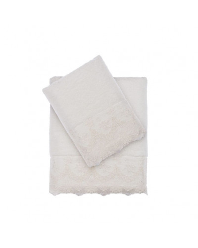 Набор полотенец Tivolyo Home Regina krem 50*100; 75*150