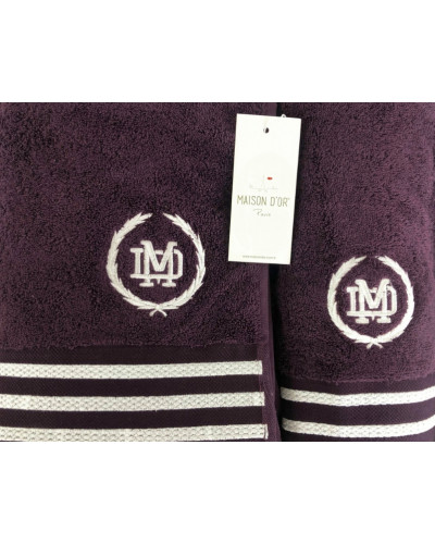 Набор полотенец Maison d'or Delon purple 30x50, 50x100, 70x140