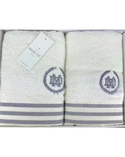 Набор полотенец Maison D'or Delon ecru 30x50, 50x100, 70x140