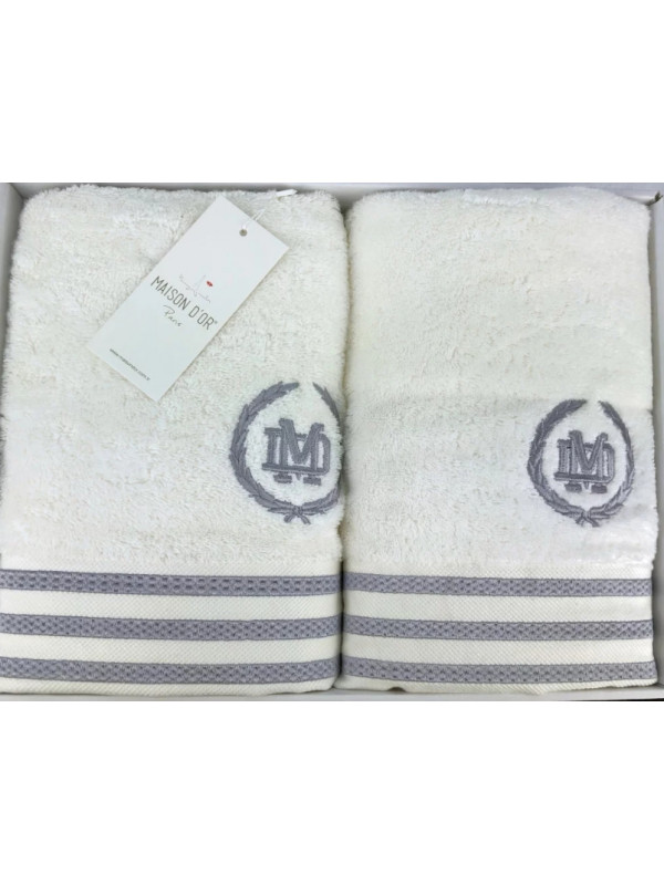 Набор полотенец Maison D'or Delon ecru 30x50, 50x100, 70x140