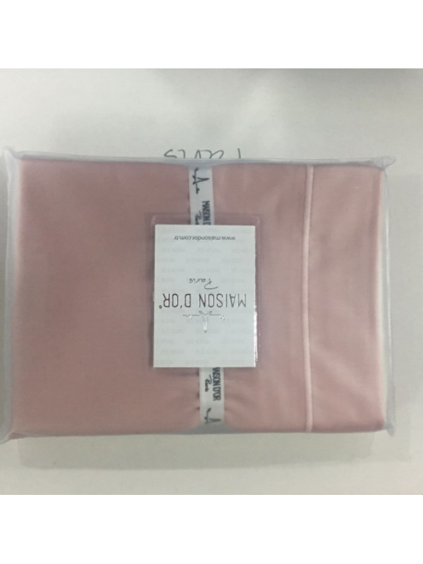 Наволочки Maison D'or сатин  Цвет пудровый