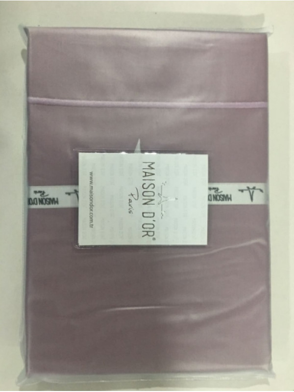 Наволочки Maison D'or сатин  Цвет лиловый