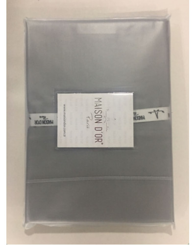 Наволочки Maison D'or сатин  Цвет серый