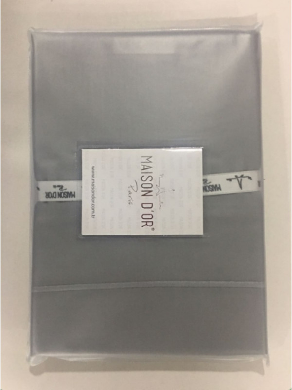 Наволочки Maison D'or сатин  Цвет серый