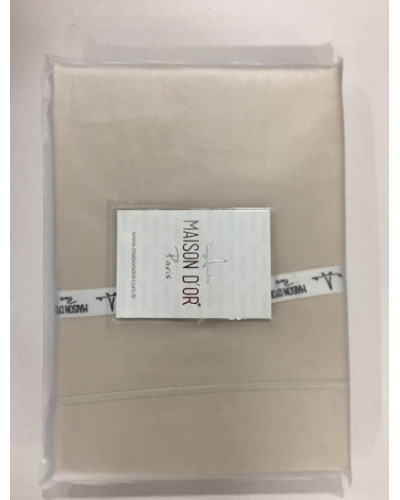 Наволочки Maison D'or сатин  Цвет бежевый