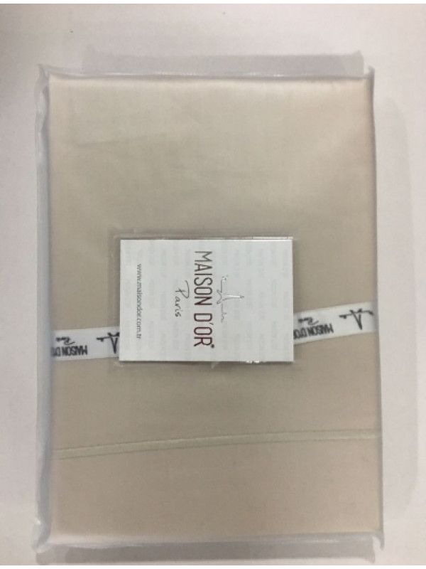 Наволочки Maison D'or сатин  Цвет бежевый