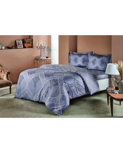 Постельное белье Tac Corette gri сатин евро