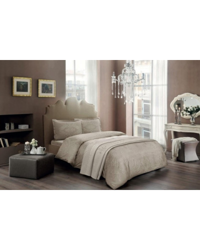 Постельное белье Tac сатин (100%хлопок) angel-gold Цвета: бежевый