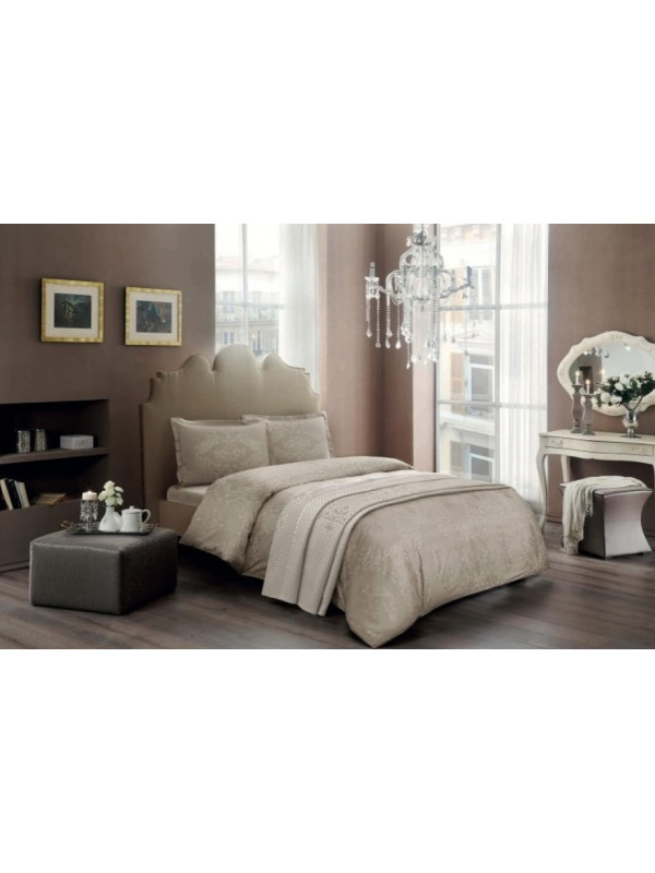 Постельное белье Tac сатин (100%хлопок) angel-gold Цвета: бежевый